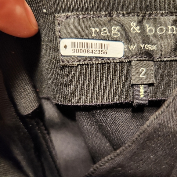 Rag and bone Dani leather Stripe pant size 2 - Picture 5 of 6